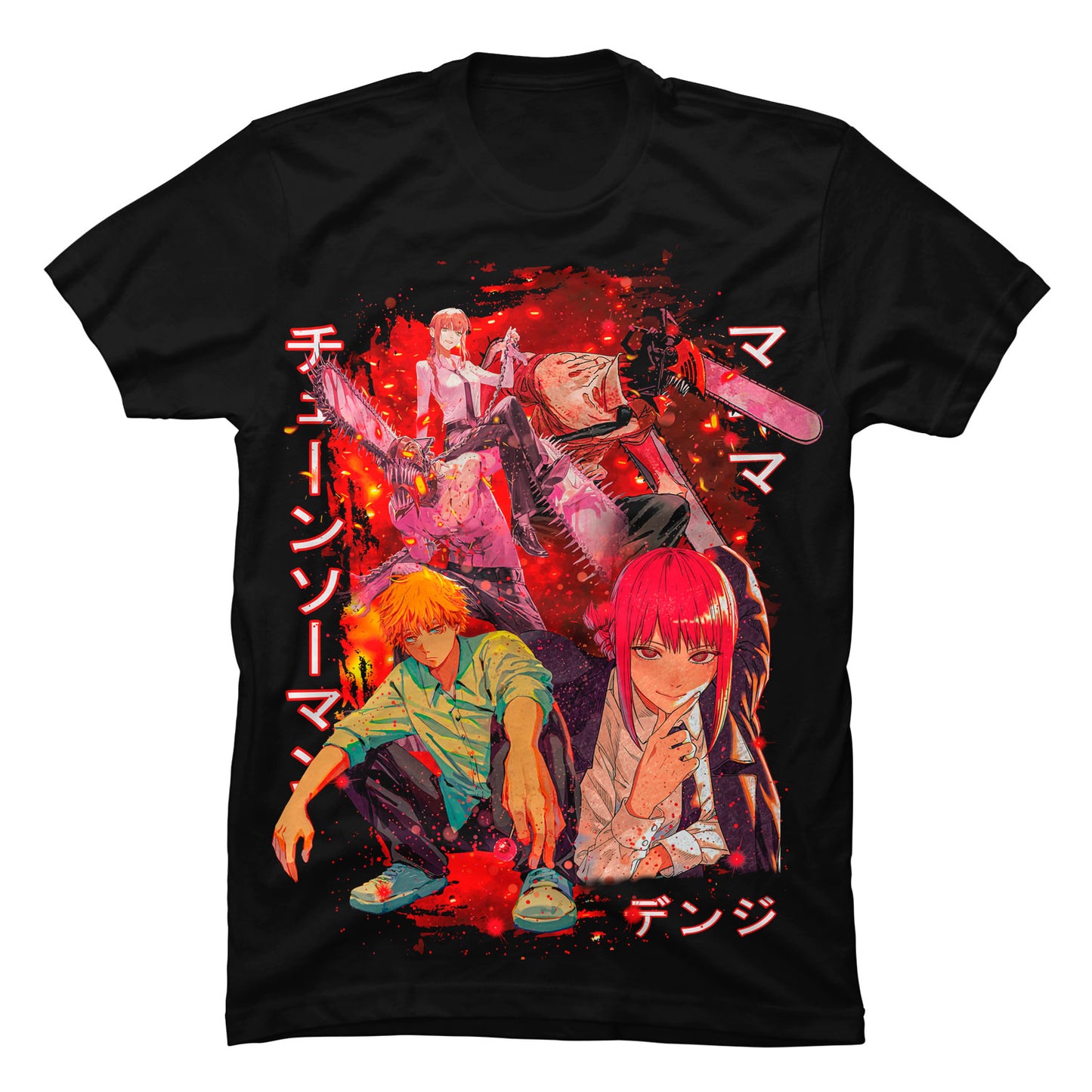 Camiseta Chainsaw Man Denji Makima