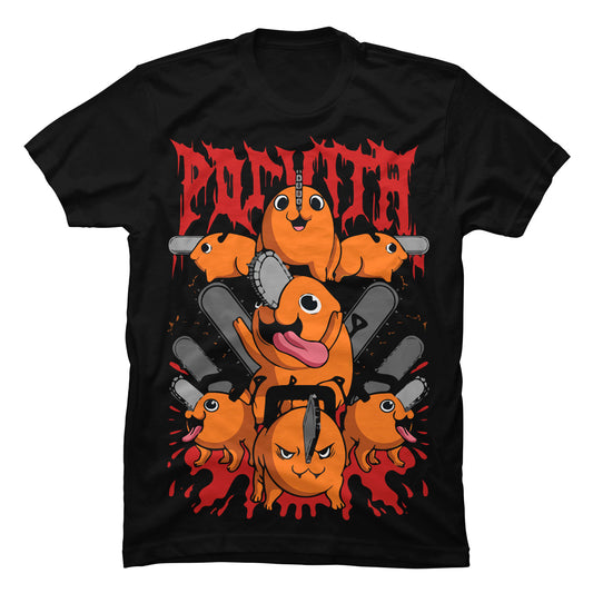 Camiseta Chainsaw Man Pochitas