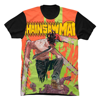 Camiseta Chainsaw Man Denji Comics