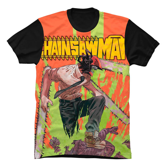 Camiseta Chainsaw Man Denji Comics
