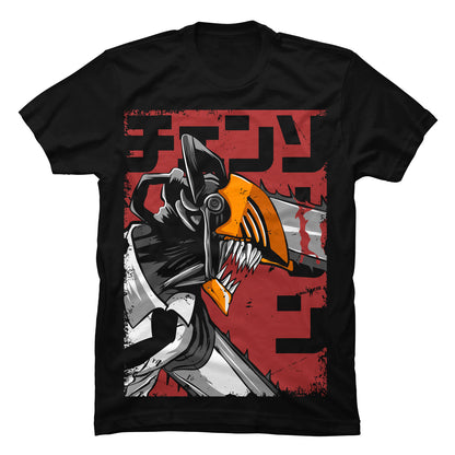Camiseta Chainsaw Man El Hombre Motosierra