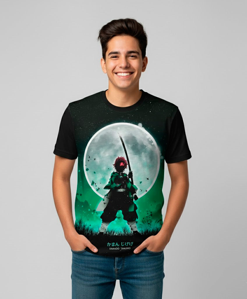 Camiseta Tanjiro Luna Demon Slayer