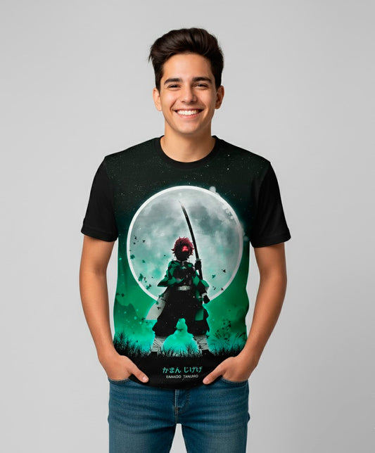 Camiseta Tanjiro Luna Demon Slayer