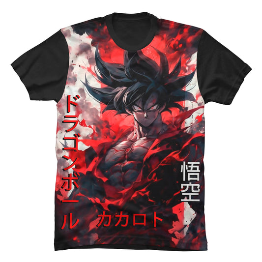 Camiseta Goku Rojo