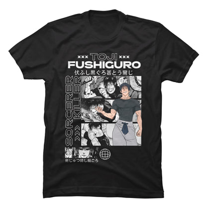 Camiseta Jujutsu Kaisen Toji Fushiguro