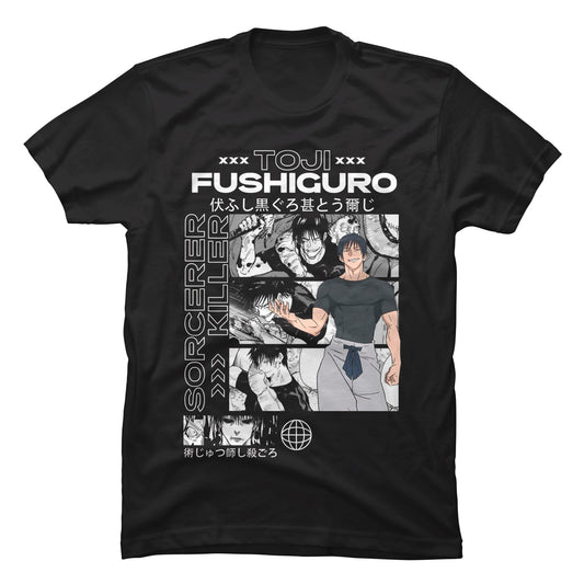 Camiseta Jujutsu Kaisen Toji Fushiguro