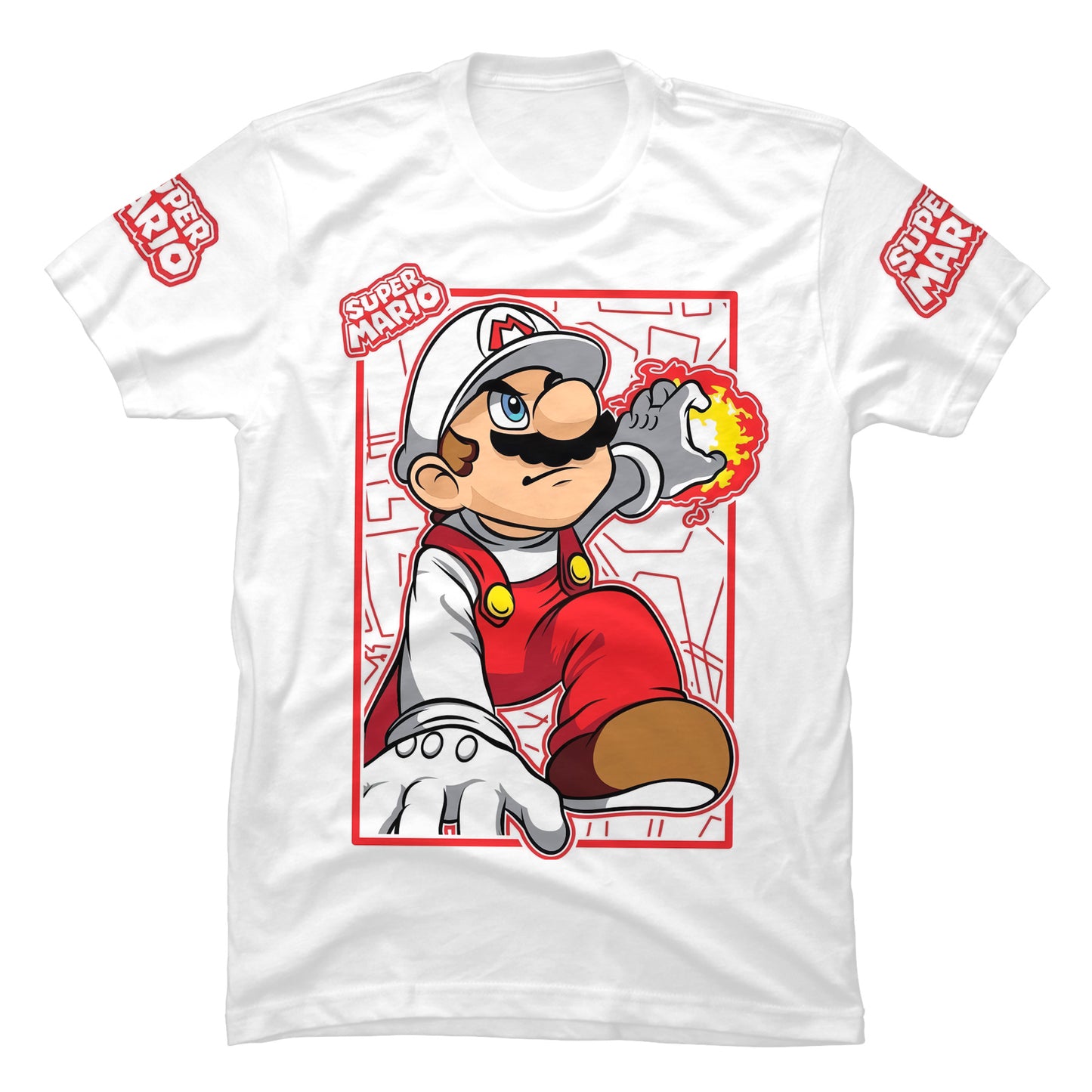 Camiseta Super Mario Bros White