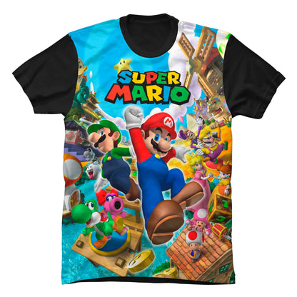 Camiseta Super Mario y Sus Amigos