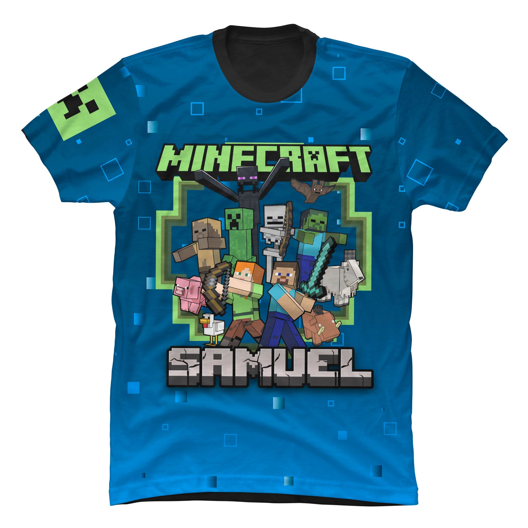 Camiseta Minecraft Personalizada
