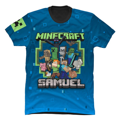 Camiseta Minecraft Personalizada