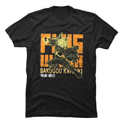 Camiseta de Katsuki Bakugo
