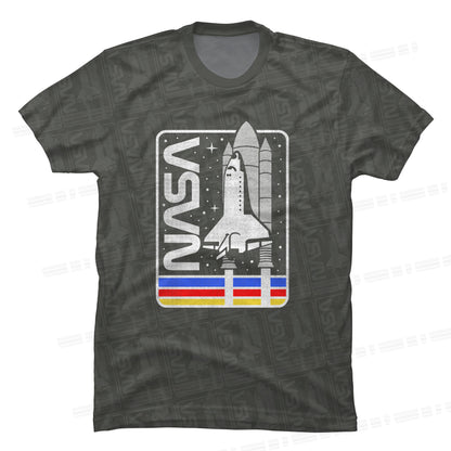 Camiseta Transbordador Espacial NASA Gris