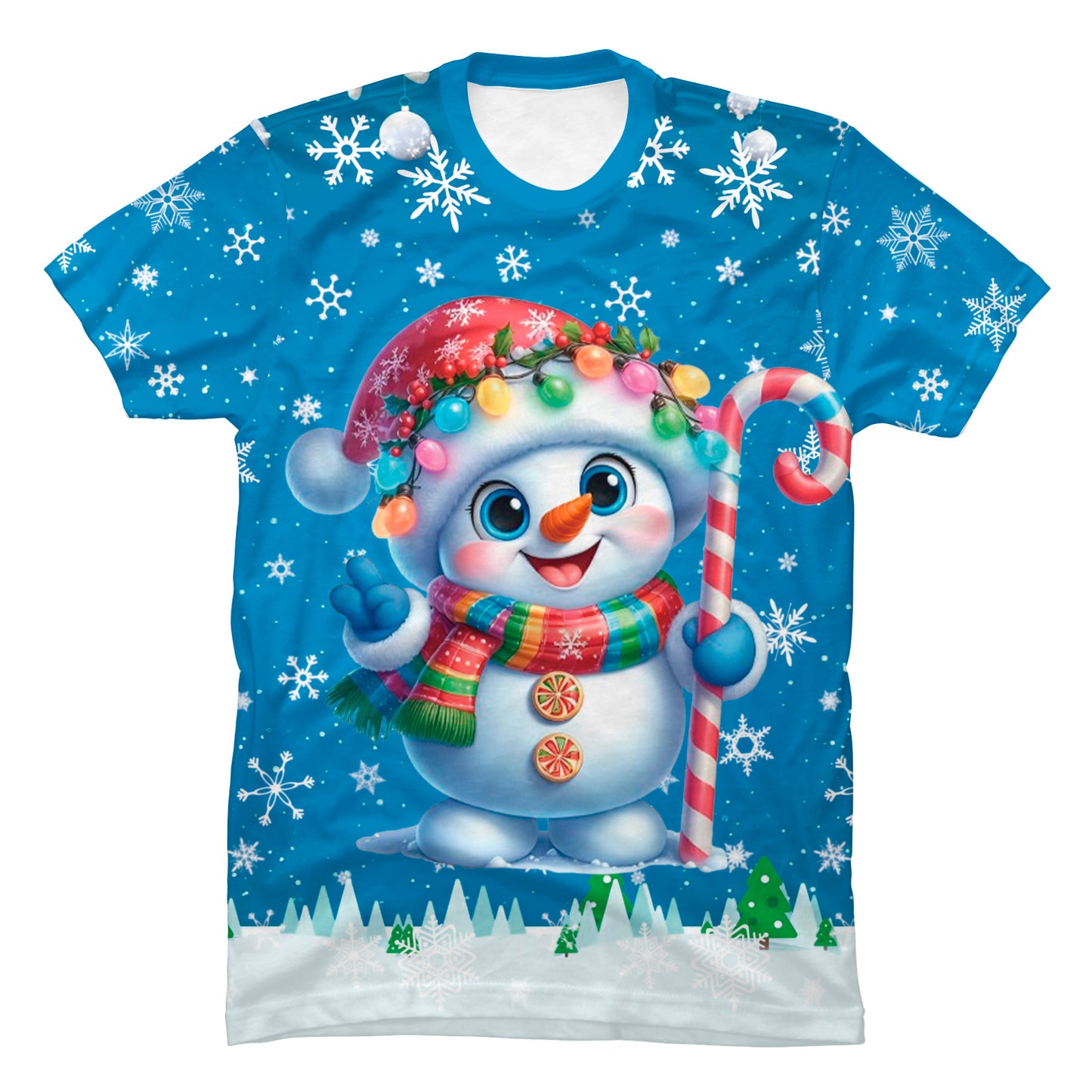 Camiseta Navidad Muñeco de Nieve