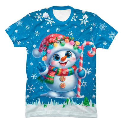 Camiseta Navidad Muñeco de Nieve