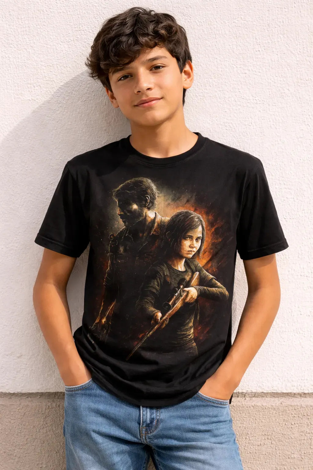 Camiseta The Last of Us Joel Ellie