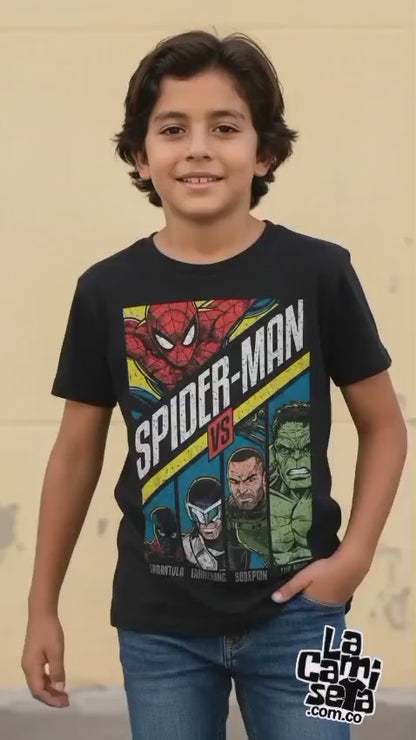 Camiseta Spider-Man Villanos