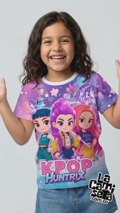Camiseta K-pop Huntrix