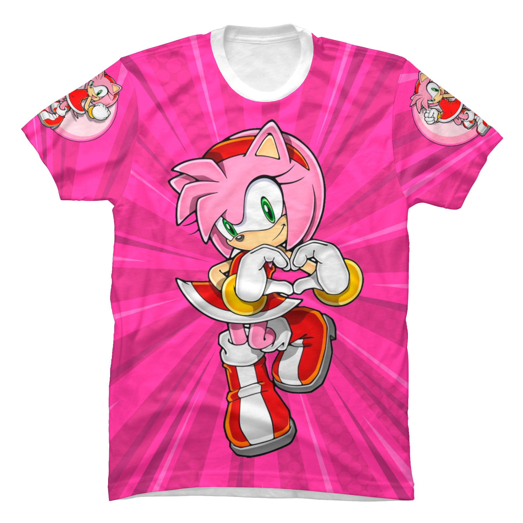 Camiseta Amy Rose de Sonic