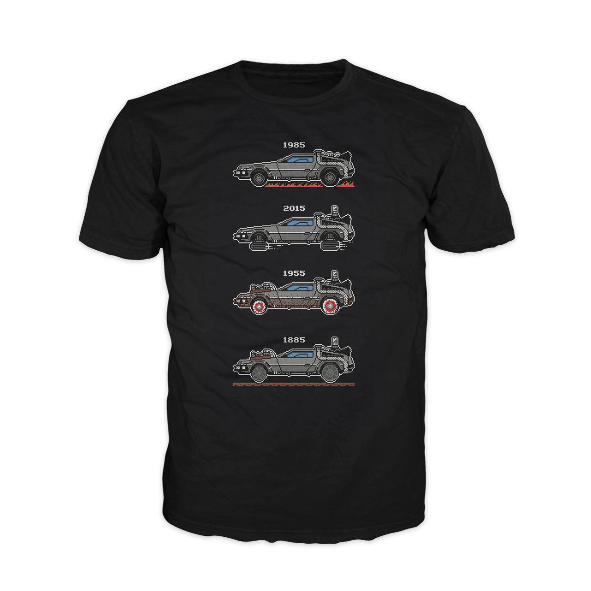 Camiseta Volver Al Futuro Delorean Clasico