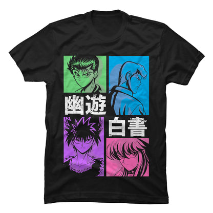 Camiseta Yu yu Hakusho The Ghost Fighter Club