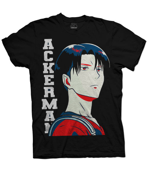 Camiseta Shingeki no Kyojin Ataque de los Titanes Levi