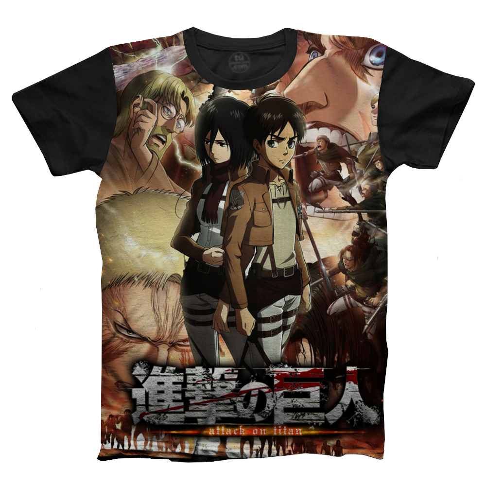 Camiseta Shingeki no Kyojin Ataque de los Titanes