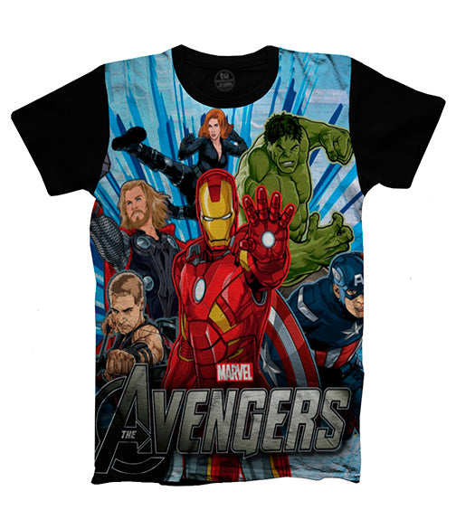 Camiseta Avengers Marvel Kids