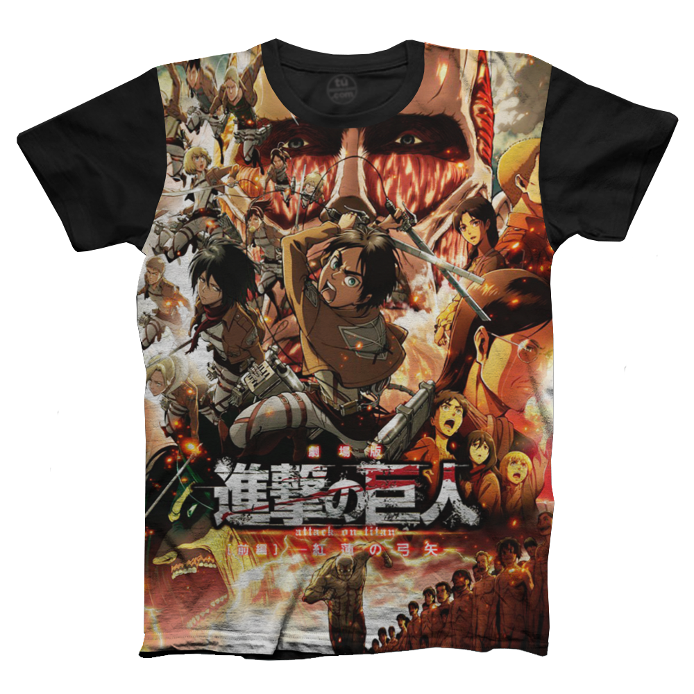 Camiseta Shingeki no Kyojin Ataque de los Titanes