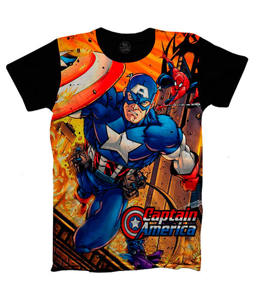 Camiseta Capitán América Marvel