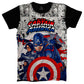 Camiseta Capitán América Marvel Escudo