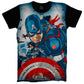 Camiseta Capitán América Marvel Comics