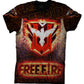 Camiseta Free Fire Battle Royale