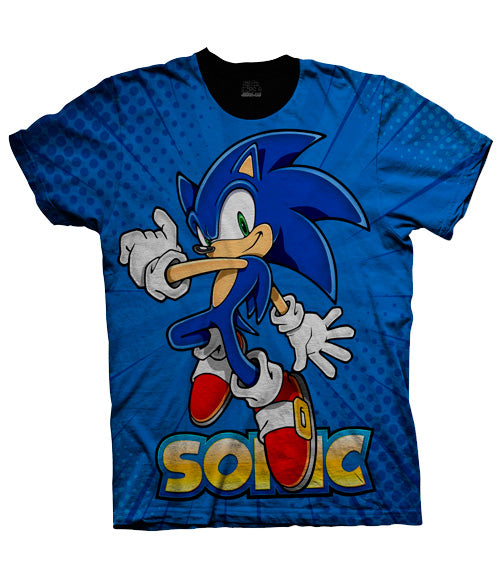 Camiseta Sonic Boom Blue