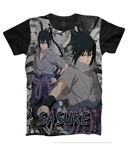 Camiseta Naruto Sasuke Anime