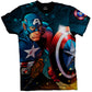 Camiseta Capitán América Marvel Comics