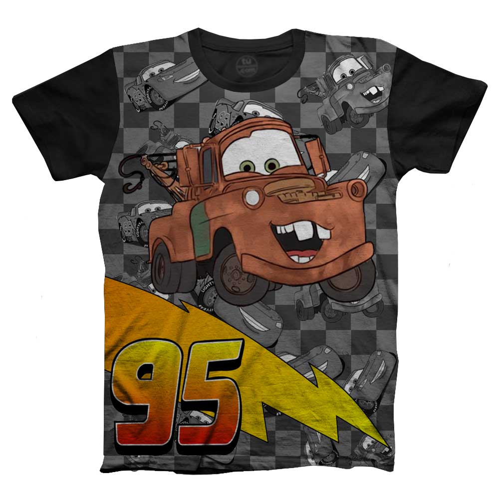 Camiseta Cars Disney Rayo Mcqueen Mate