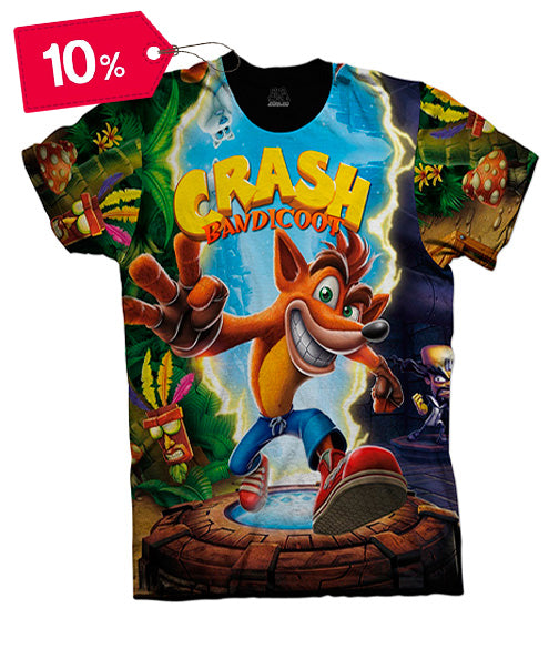 Camiseta Crash Bandicoot Gamer
