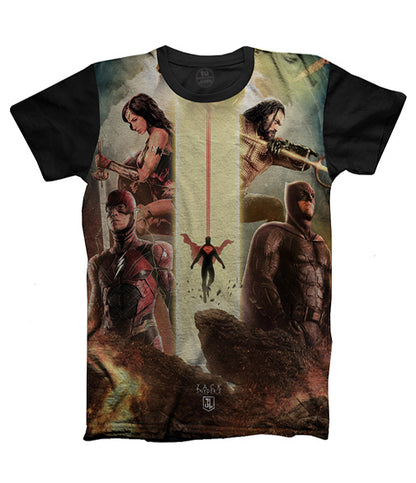 Camiseta Liga de La Justicia DC Zack Snyder