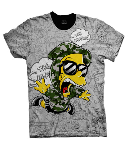 Copia de Camiseta Los Simpson Bart Gafas