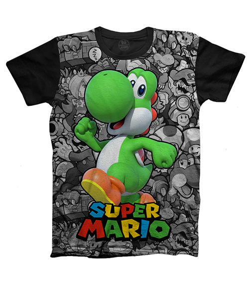 Camiseta Mario Yoshi Gamer