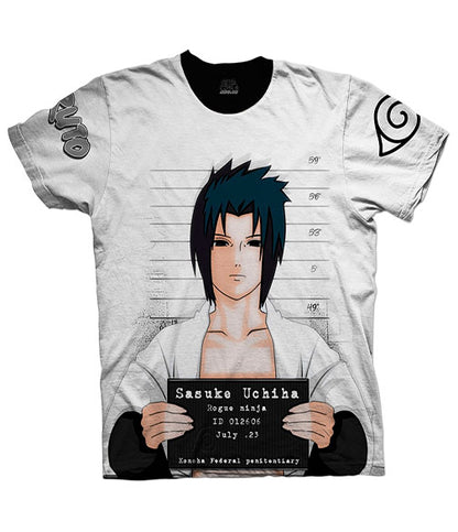 Camiseta Naruto Sasuke Uchiha
