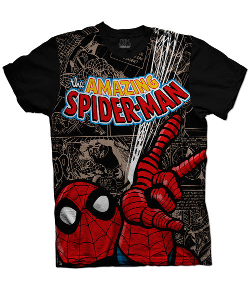 Camiseta Spiderman Marvel Asombroso