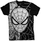 Camiseta Spiderman Marvel Black White