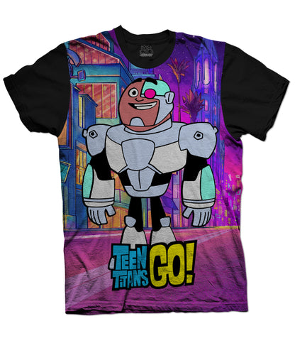Camiseta Teen Titans Go Cyborg