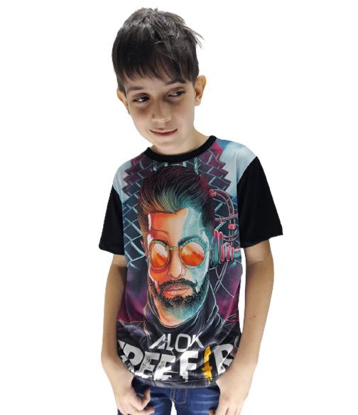 Camiseta Free Fire Alok DJ