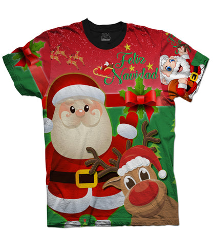 Camiseta Navidad Santa