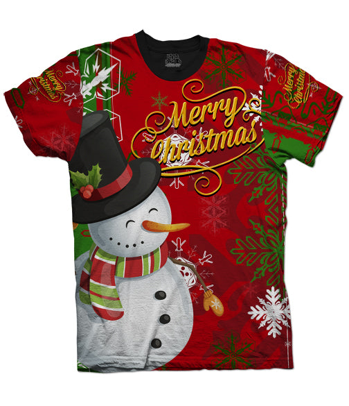 Camiseta Navidad Muñeco de Nieve