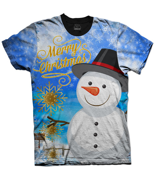 Camiseta Navidad Muñeco de Nieve